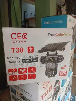 Triple Lens Intelligent Solar PTZ Camera T30(3 Lens Solar Camera)
