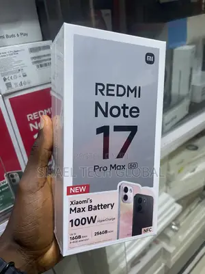 New Xiaomi Redmi Note 17 Pro Max 256 GB Black