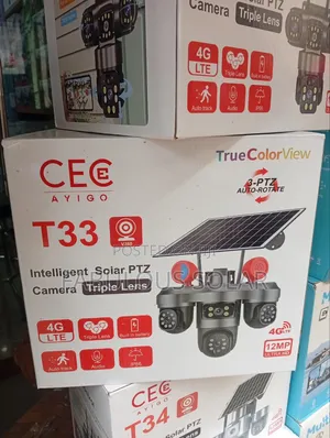 Original Triple Lens Inteligen Solar PTZcamera T33(3 Lens Solar Camera