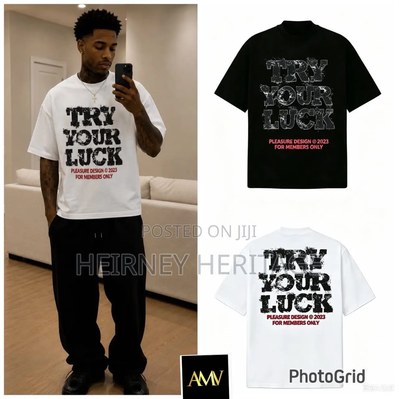 Heirney: Try Your Luck Oversized Tee