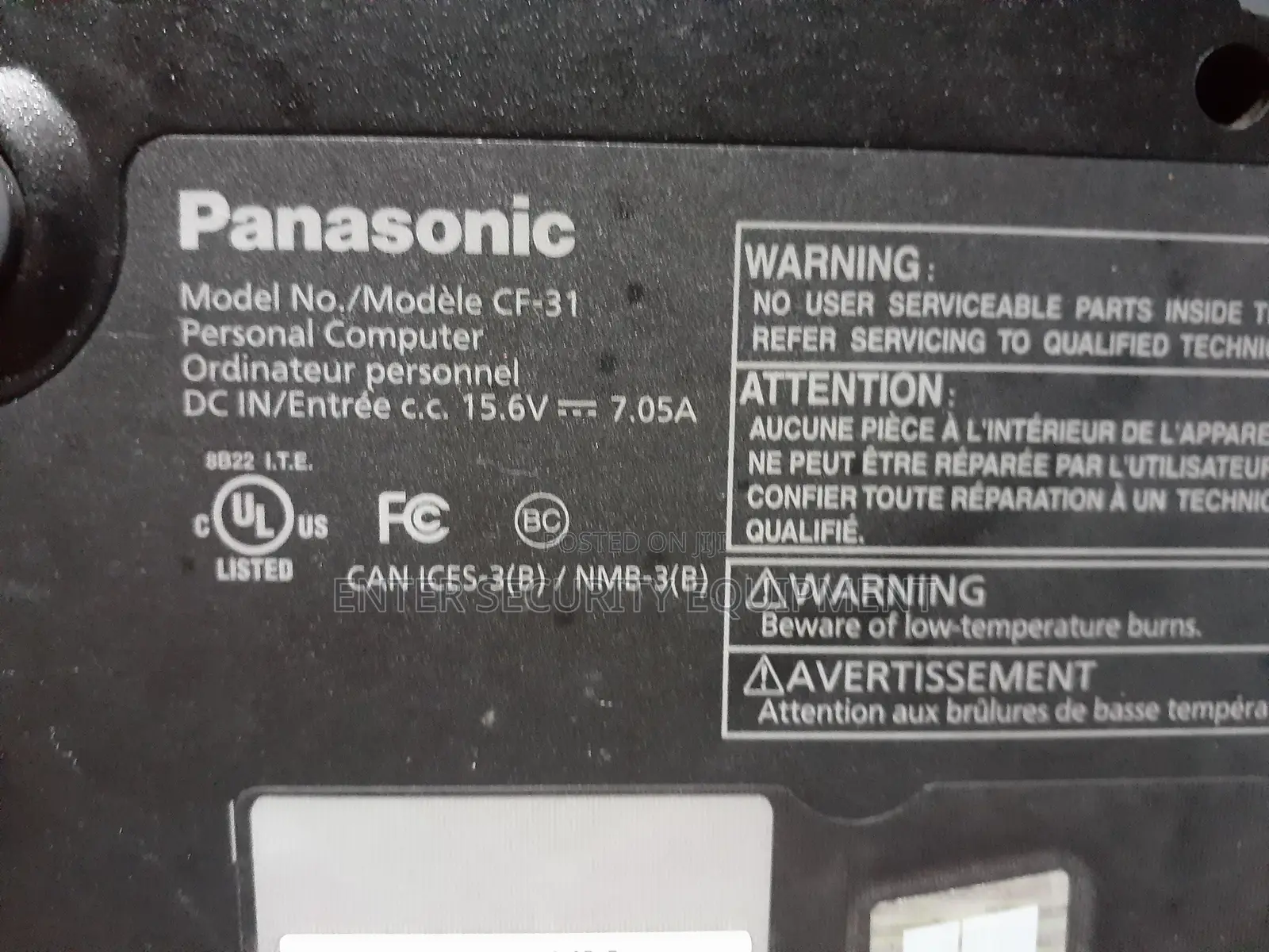 Laptop Panasonic Toughbook 31 16GB Intel Core i5 HDD 256GB