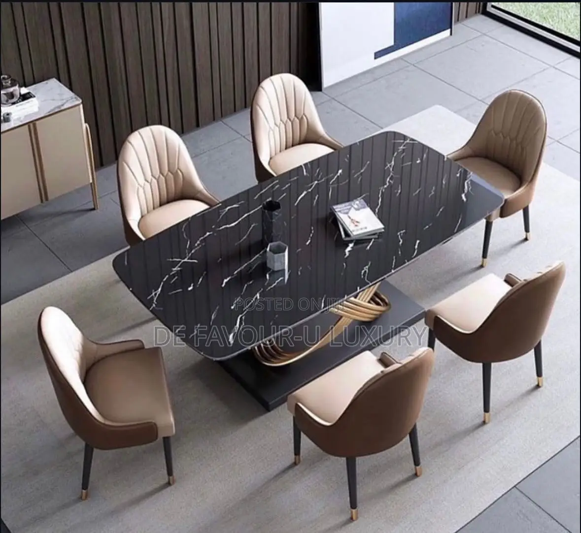 Dining Table by 6 Chairs