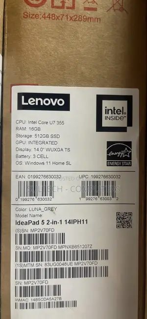 New Laptop Lenovo IdeaPad 520 16GB Intel SSD 512GB