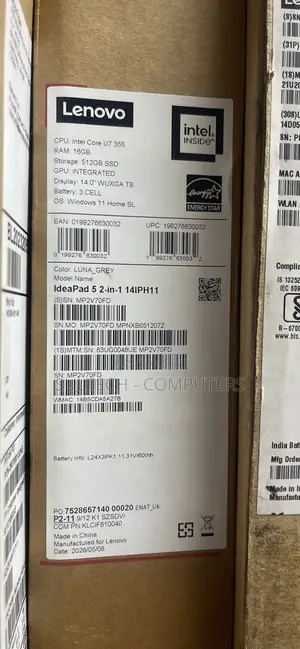 New Laptop Lenovo IdeaPad 520 16GB Intel SSD 512GB