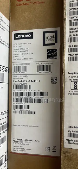 New Laptop Lenovo IdeaPad 520 16GB Intel SSD 512GB