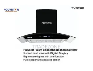 Polystar 90CM Digital Rangehood PV-JY9026