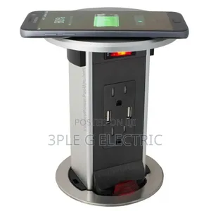 Pop Up Socket With USB and Wireless Charger