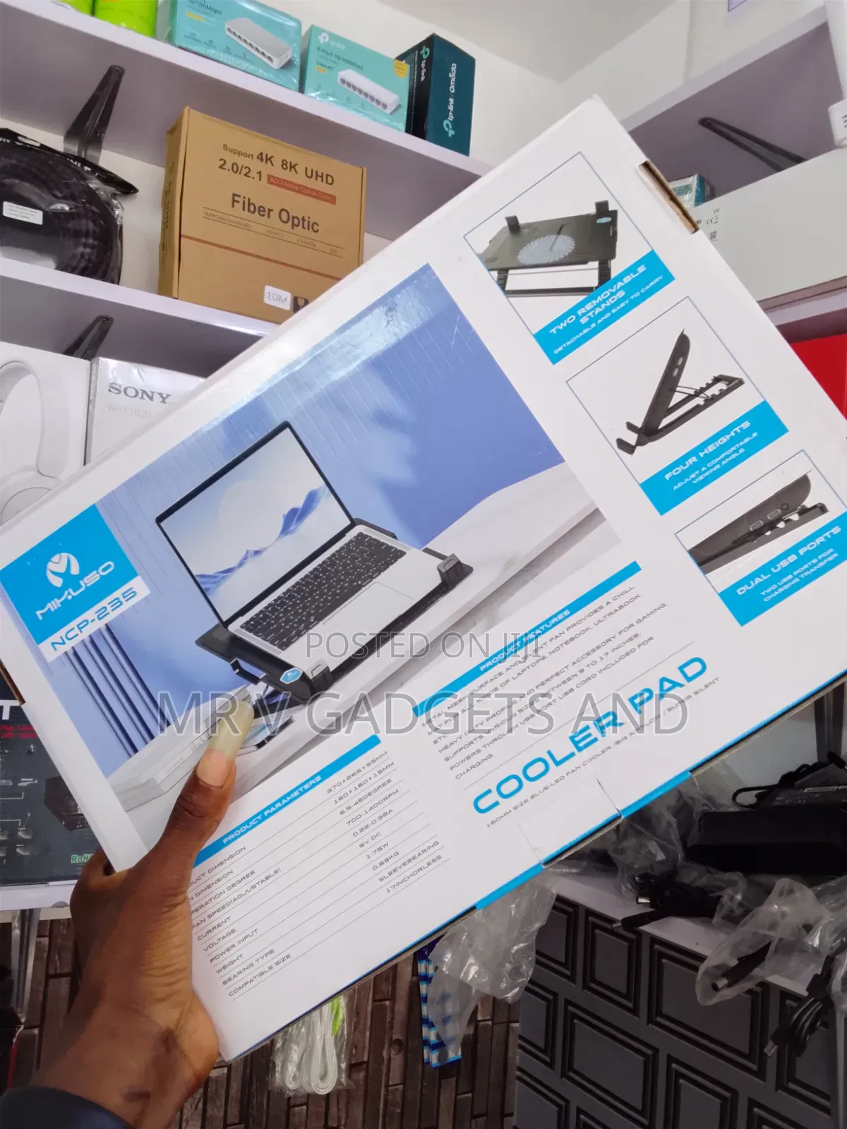 Laptop Stand With Cooler