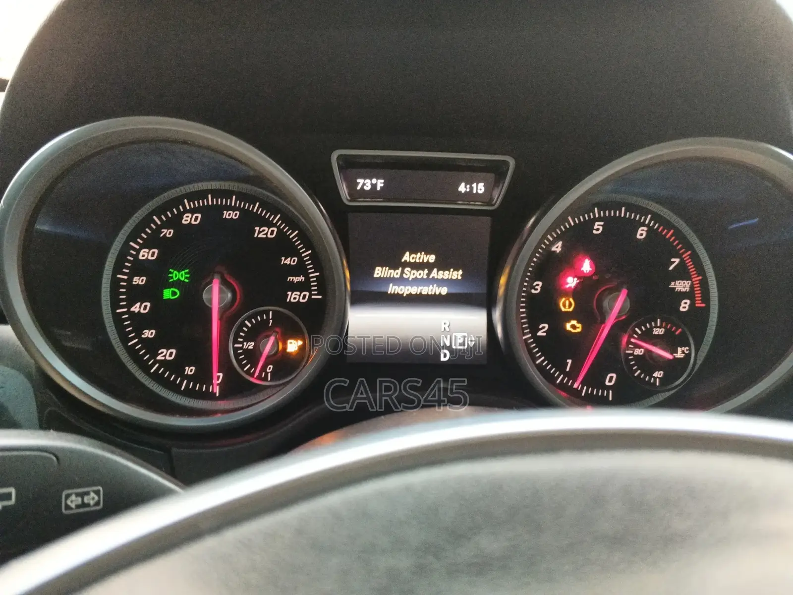 Mercedes-Benz GLE-Class 2016 Blue