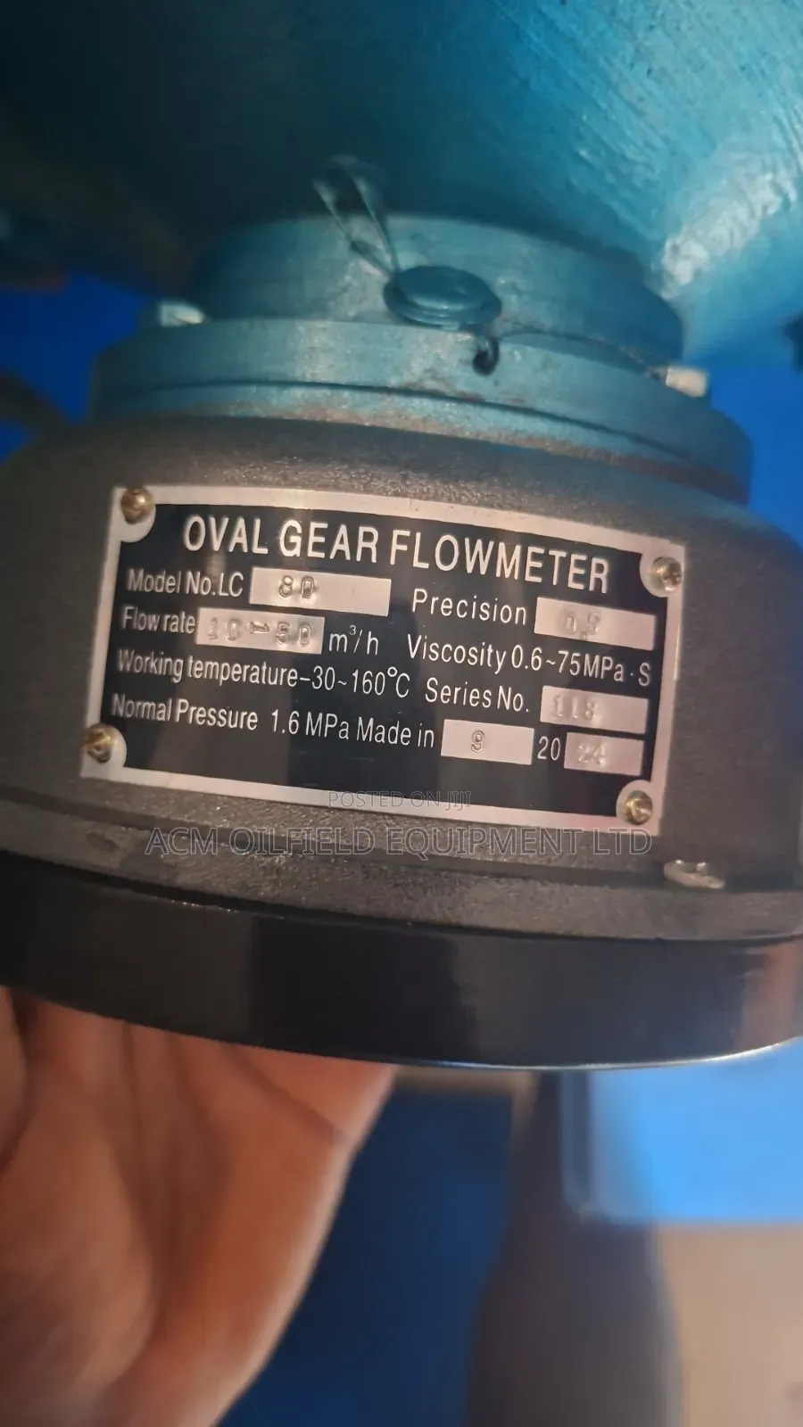 3 Inches Oval Gear Flowmeter
