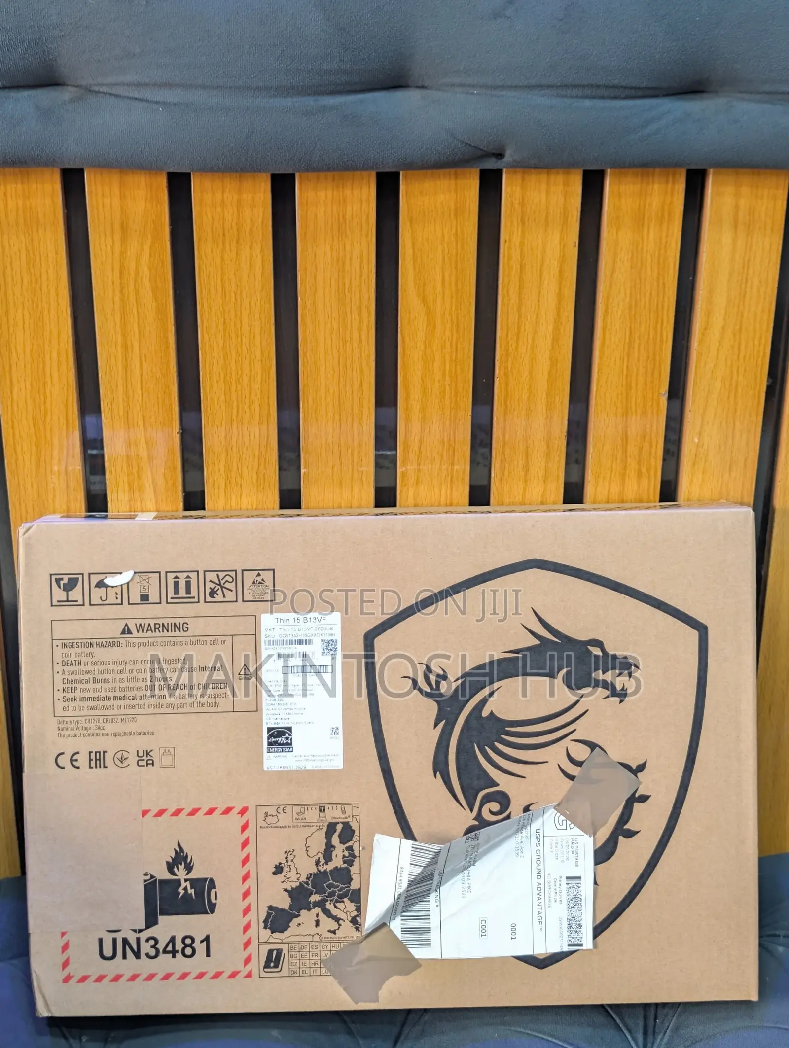 New Laptop MSI GF65 Thin 10UE 16GB Intel Core i5 SSD 512GB