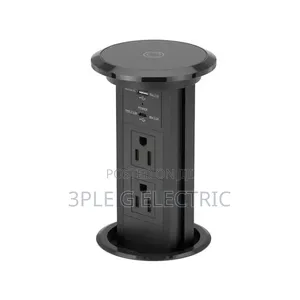 Kitchen Island Pop Up Socket With USB and Wireless Charger