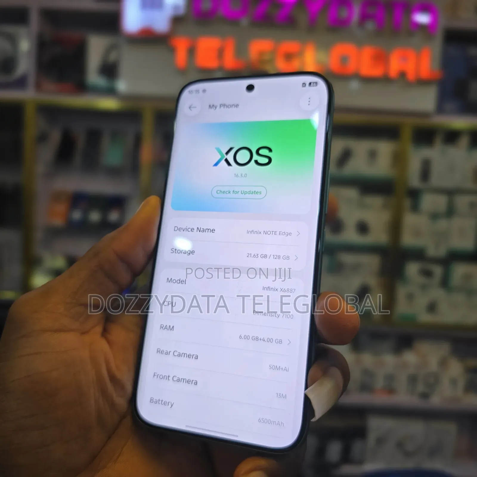 Infinix Note Edge 128 GB Green