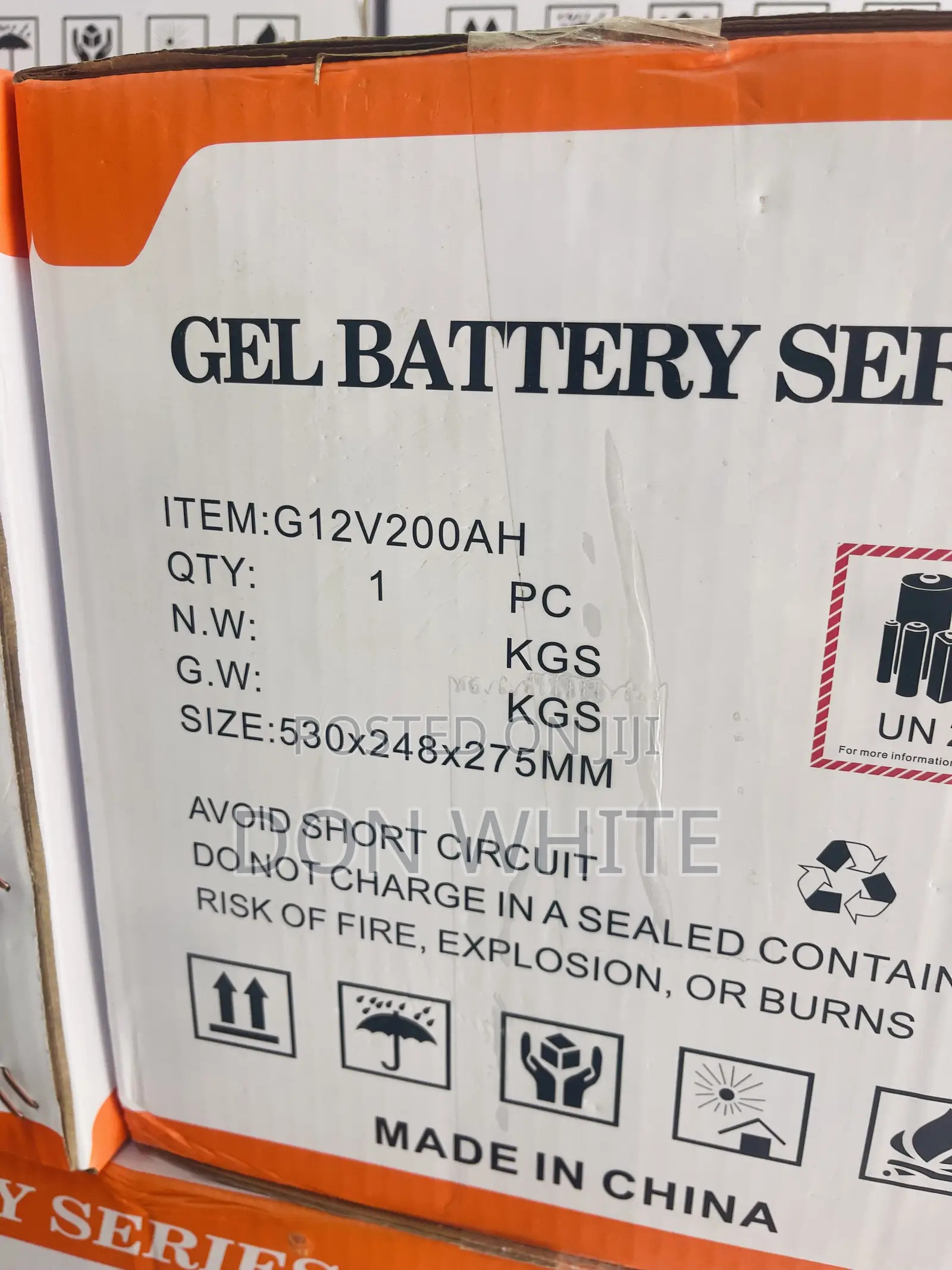 Felicity Gel Solar Battery 12v
