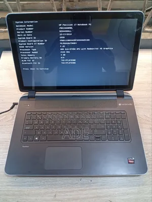 Laptop HP Pavilion 17 16GB AMD A10 HDD 500GB
