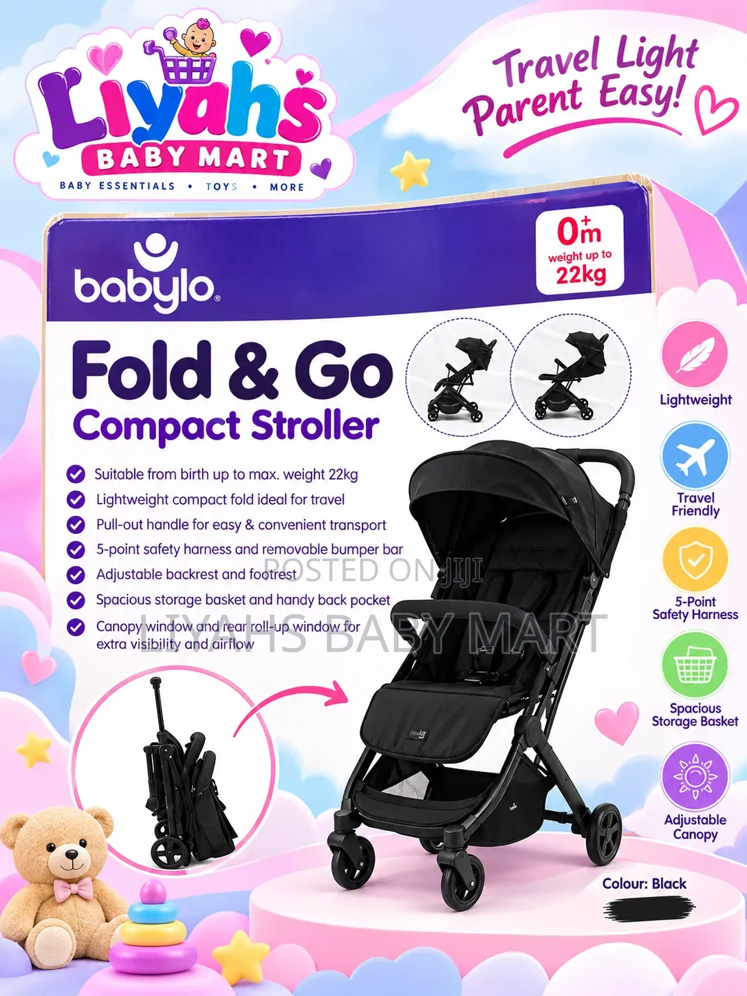 Babylo Compact Stroller