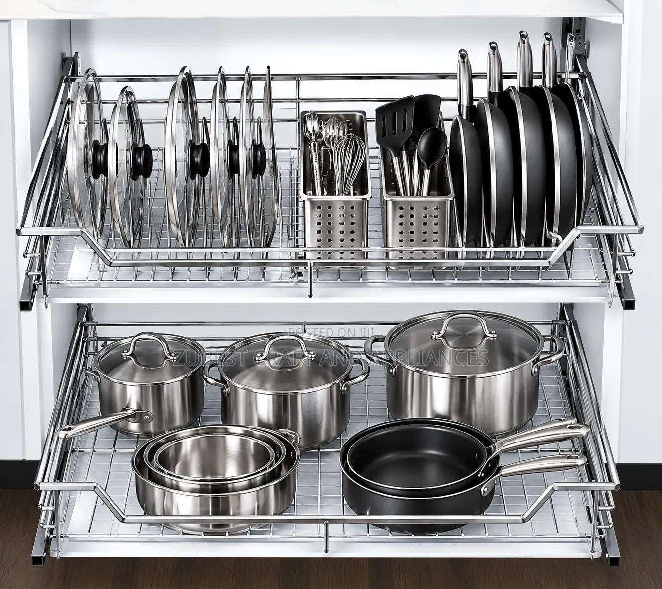 Stainless Pot Rack