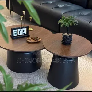 Accent Style Modern Wooden Top Center Table