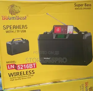 Super Bass Bluetooth Speaker With Radio and Phone Holder