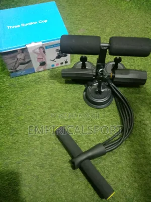 Three Suction Sit Up With Resistance Band