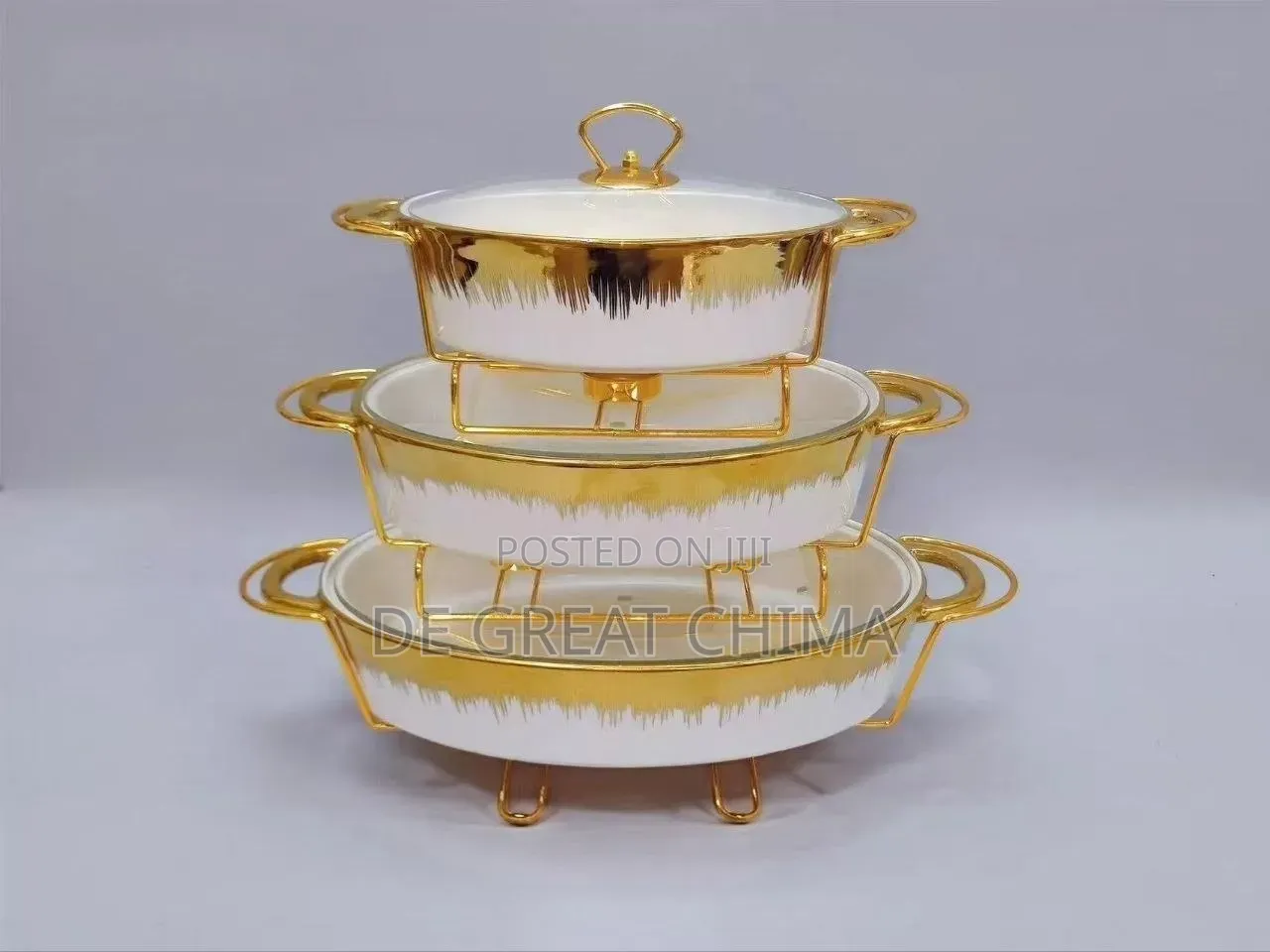 Luxury 3in1 Ceramic Casserole Dish Set
