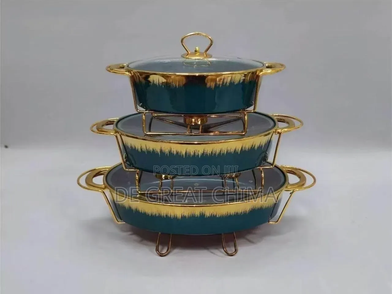 Luxury 3in1 Ceramic Casserole Dish Set