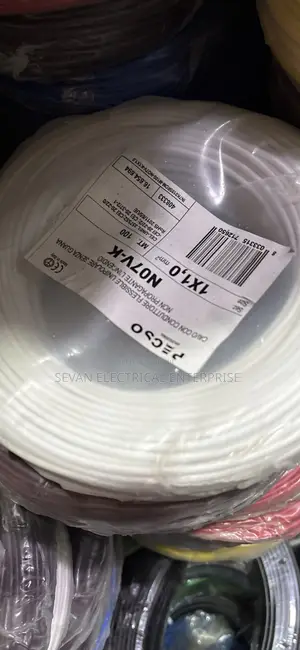 1mm Flexible Black Cable