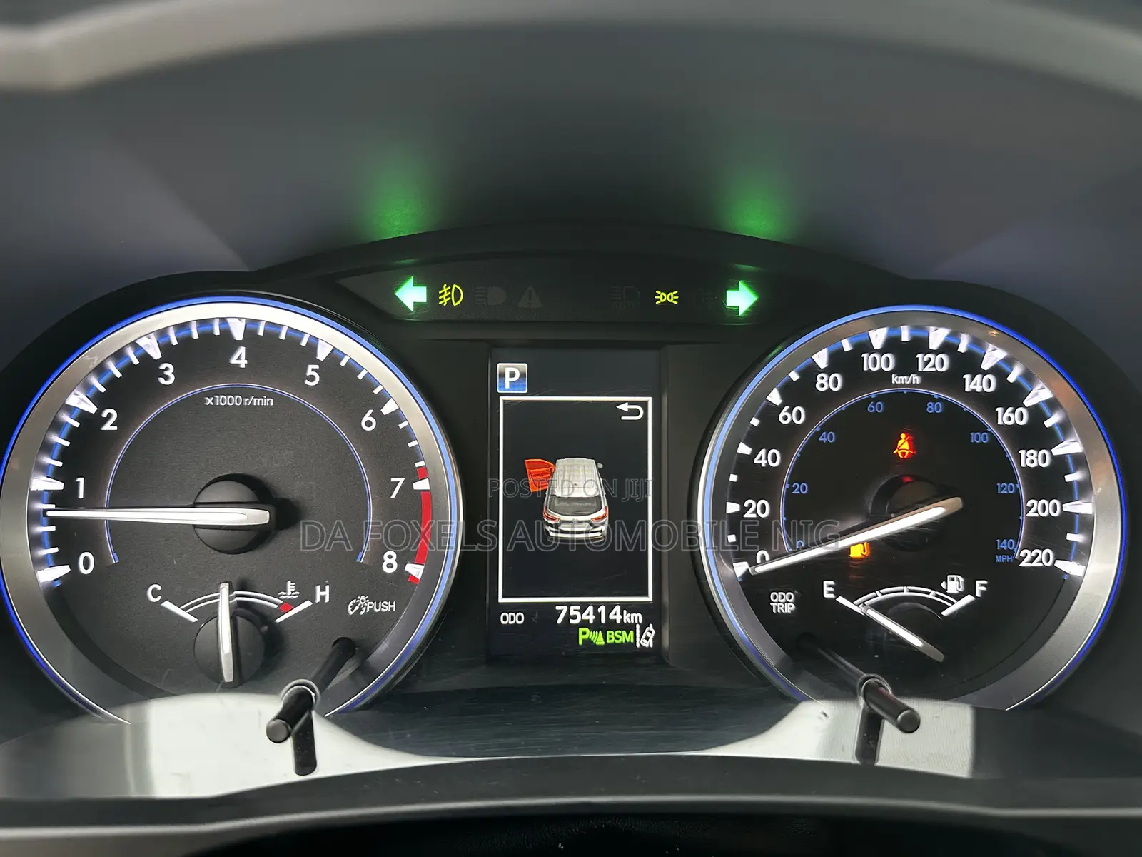 Toyota Highlander Limited Platinum 2019 Blue