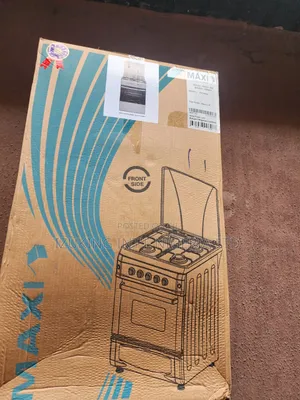 Maxi Glass, Stainless 4 Burner Gas Cooker