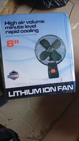 Lithium Metal Rechargeable Fan