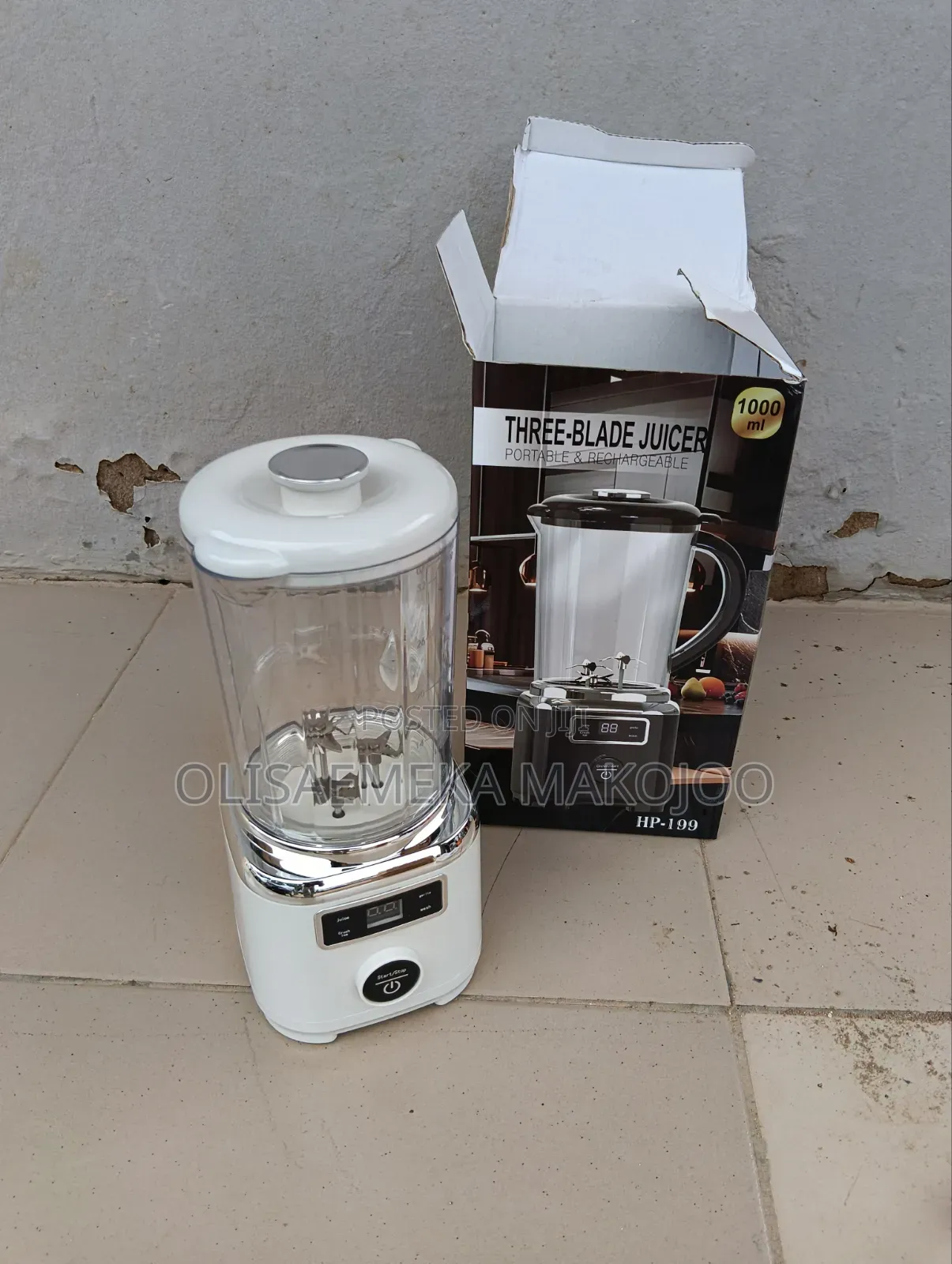 1000ml Rechargeable Fruit Blender