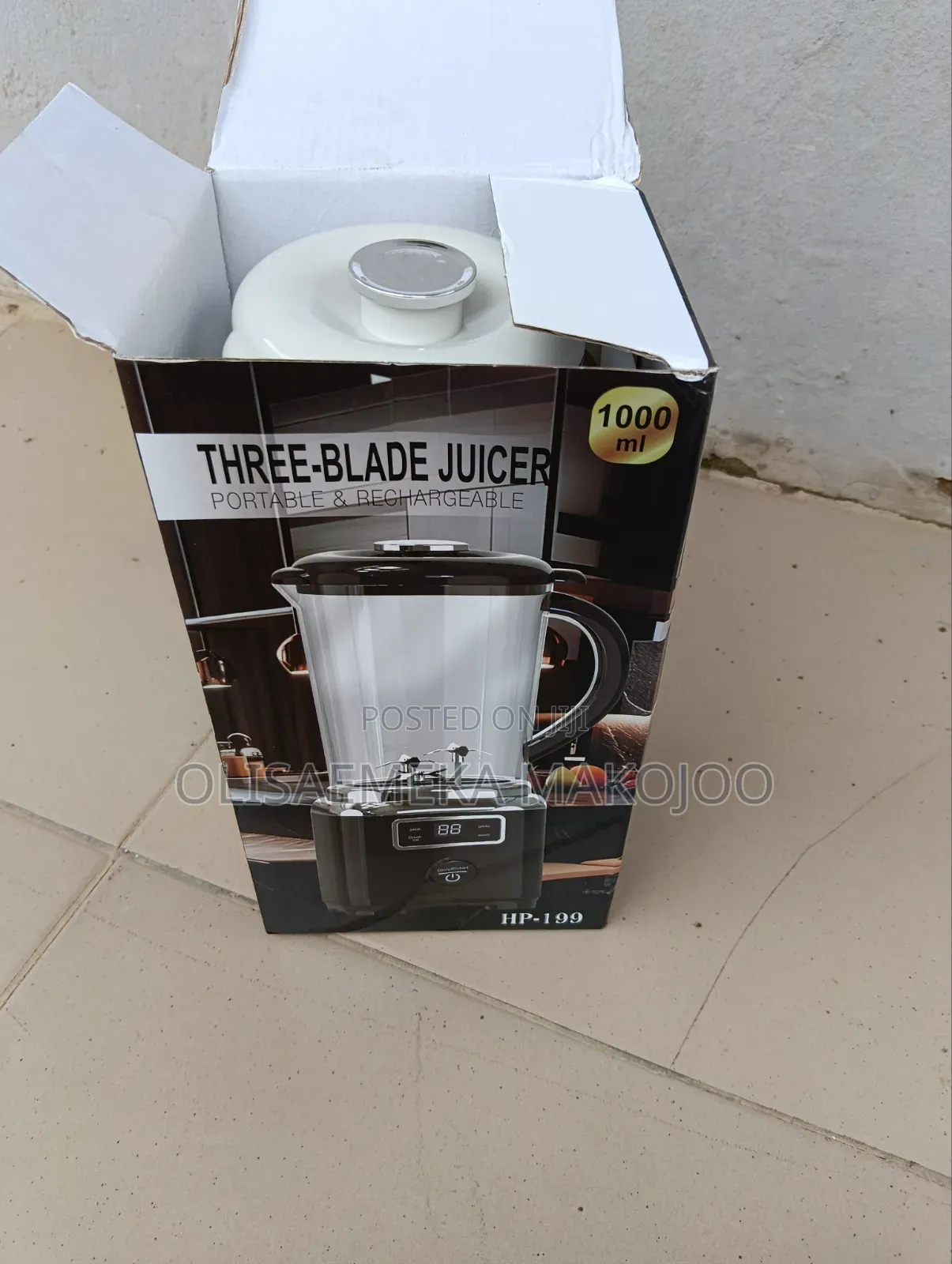 1000ml Rechargeable Fruit Blender