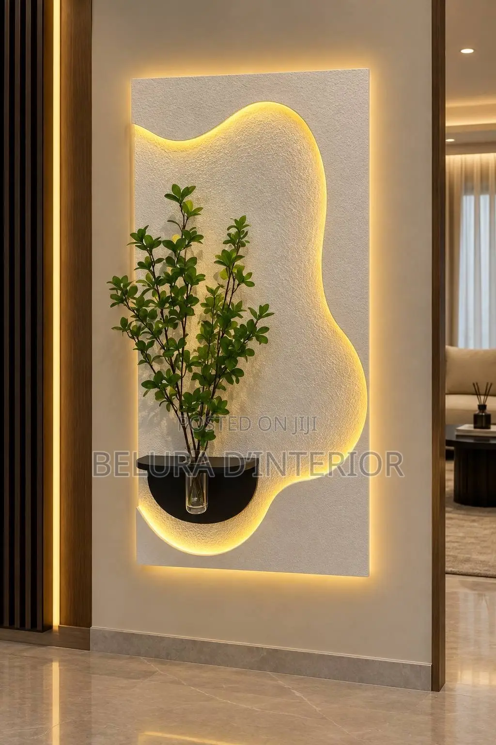 3d Moon Design Wall Art