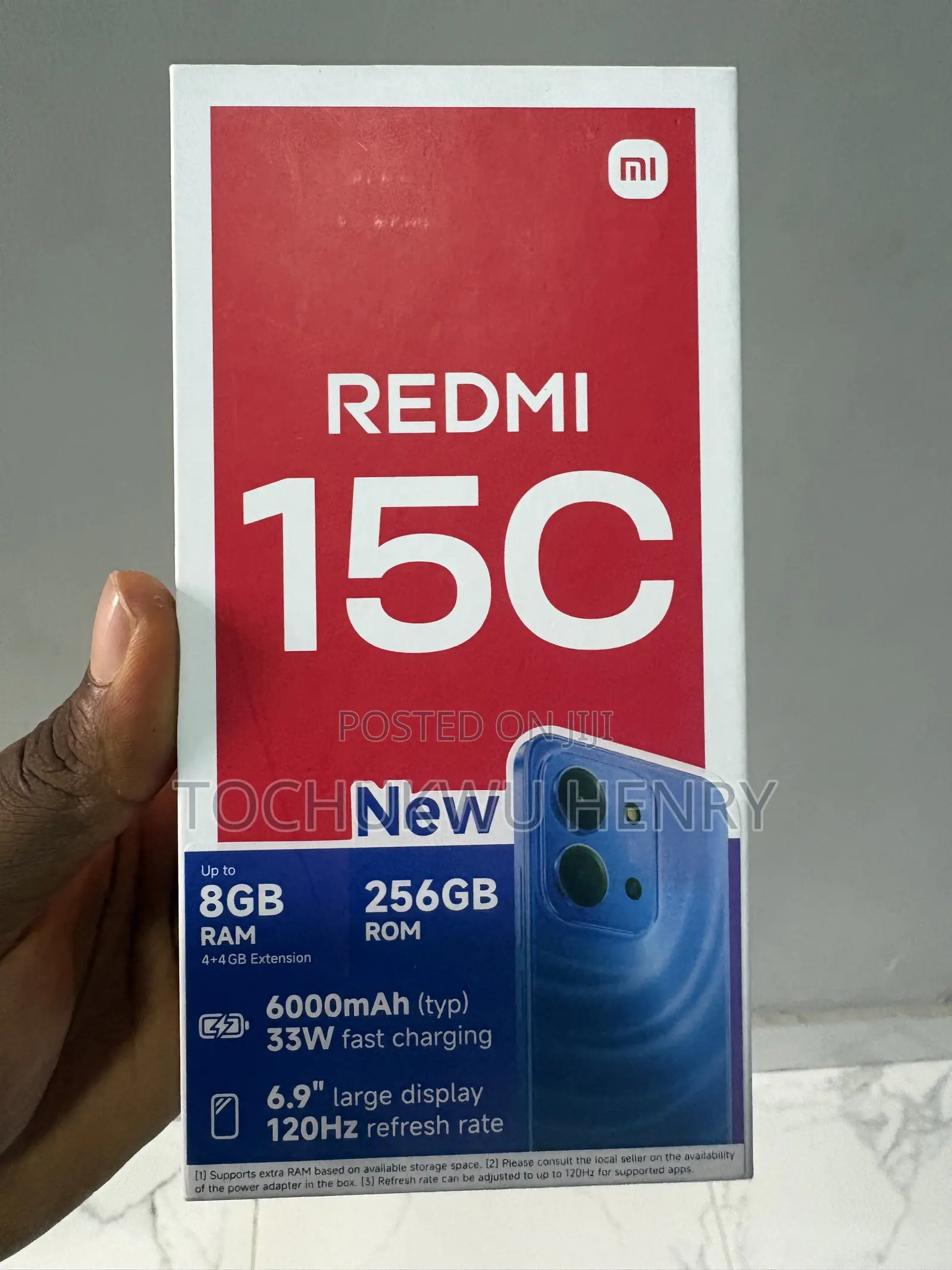 New Xiaomi Redmi 15C 256 GB Blue