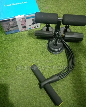 Three Suction Sit Up and Resistance Band
