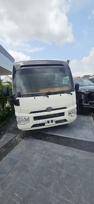 New Toyota Coaster 2025 White