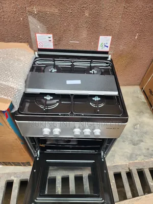 Maxi Maxi Gas Cooker 60*60 4 Burner Basic Grey
