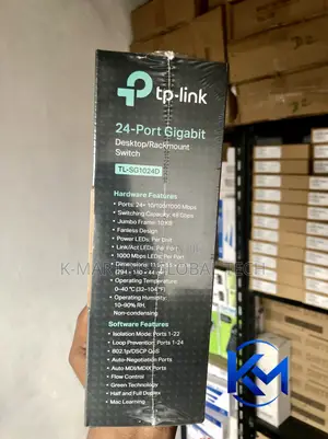 TP-Link 24 Port Gigabit Desktop Rack Mount Network Switch