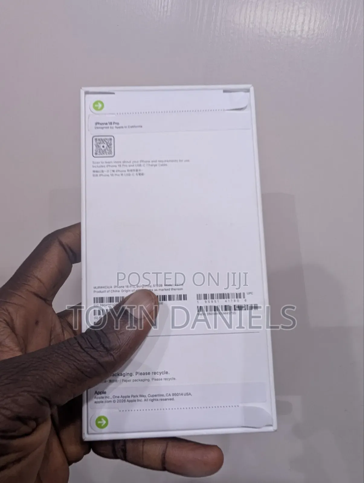 New Apple iPhone 18 Pro 512 GB Purple