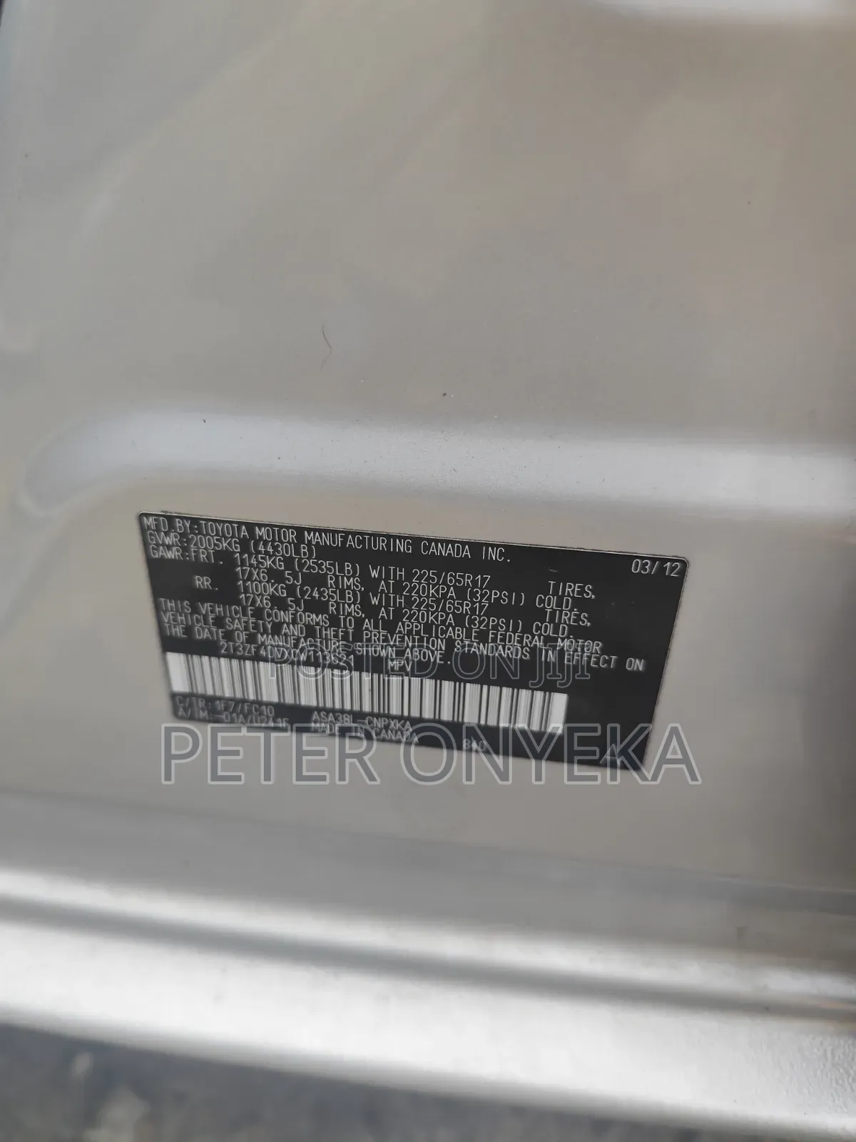 Toyota RAV4 2012 Silver