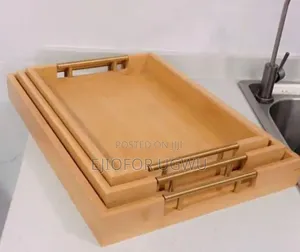 3 Set of Wooden Tray Good Quality