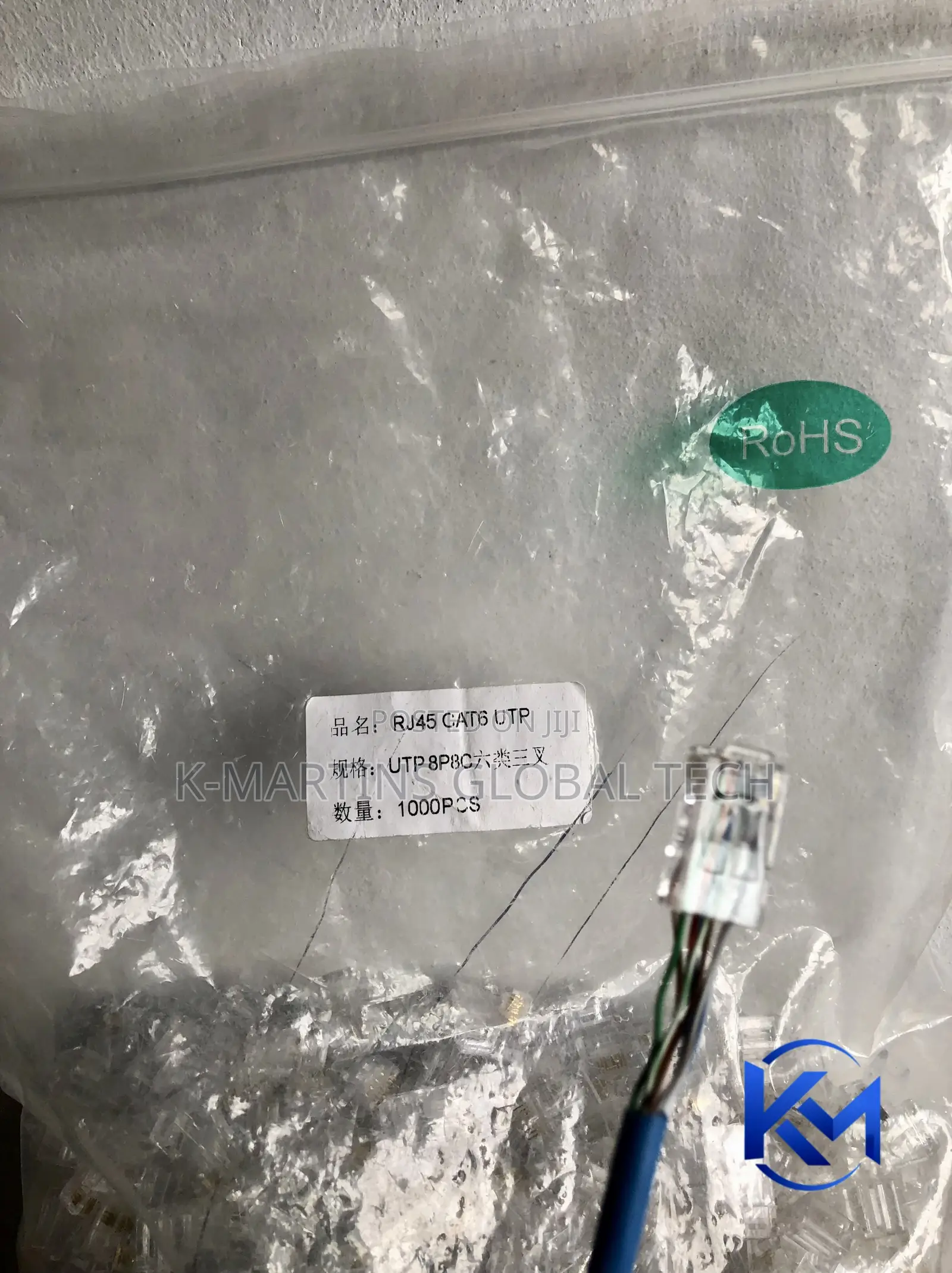Cat6 RJ45 Connector 8P8C Network Cable Plug Ethernet