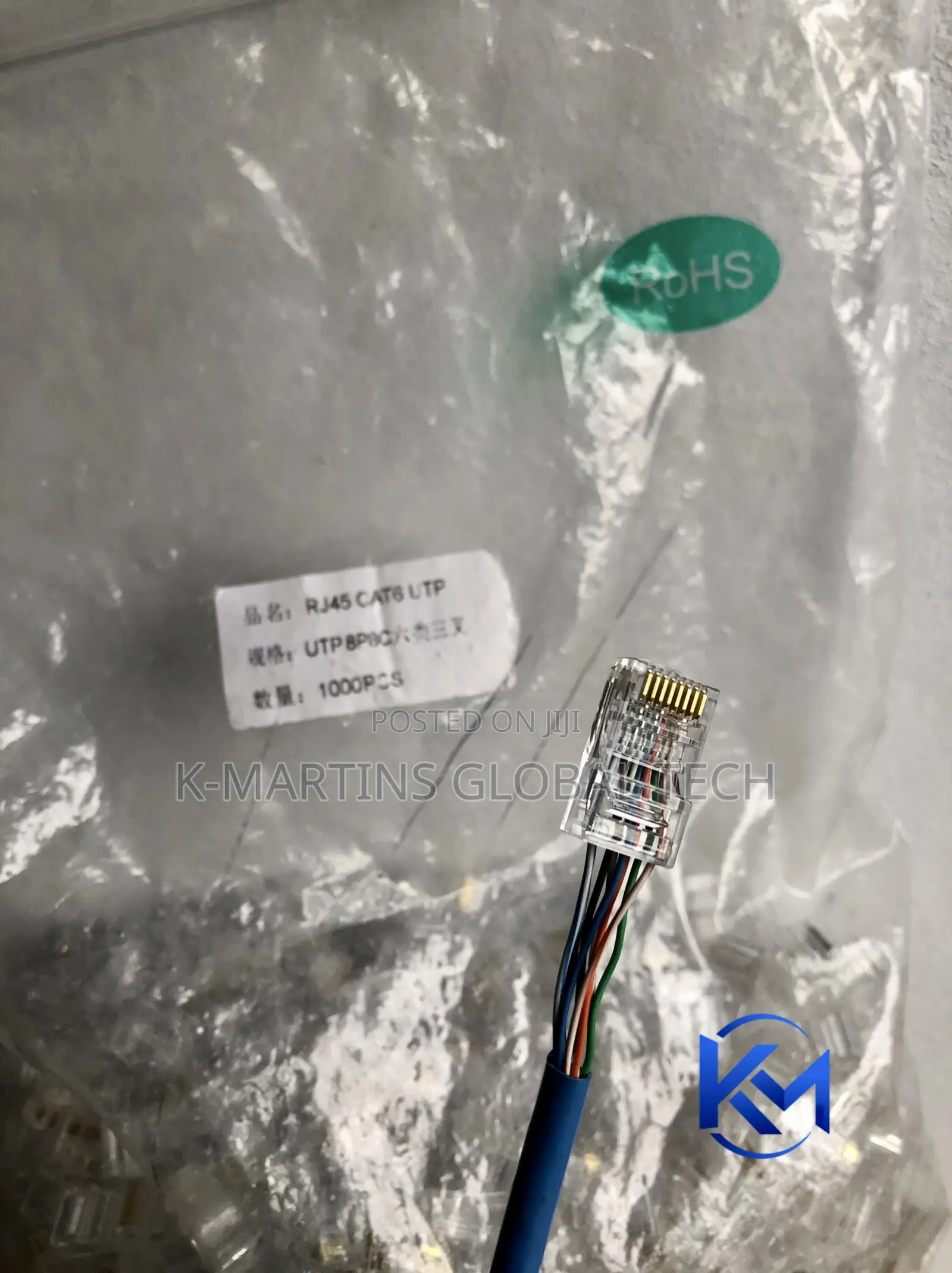 Cat6 RJ45 Connector 8P8C Network Cable Plug Ethernet