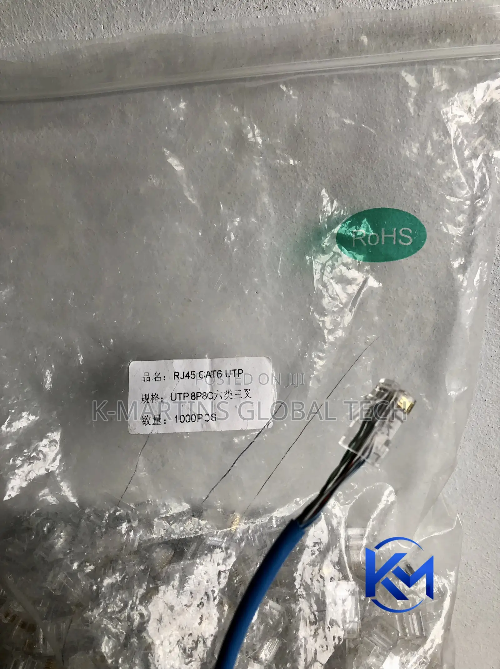 Cat6 RJ45 Connector 8P8C Network Cable Plug Ethernet