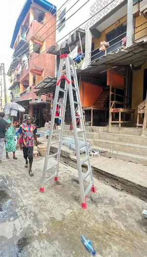 10 Steps Aluminum Double Sided Ladder
