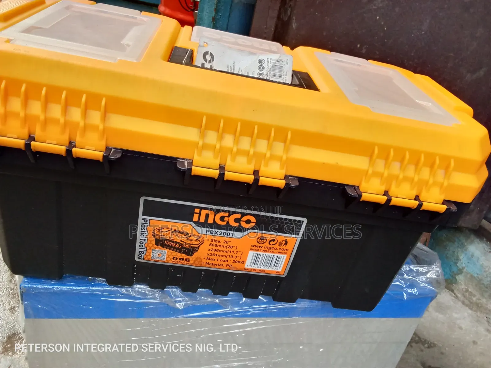 20" Ingco Plastic Empty Tool Box