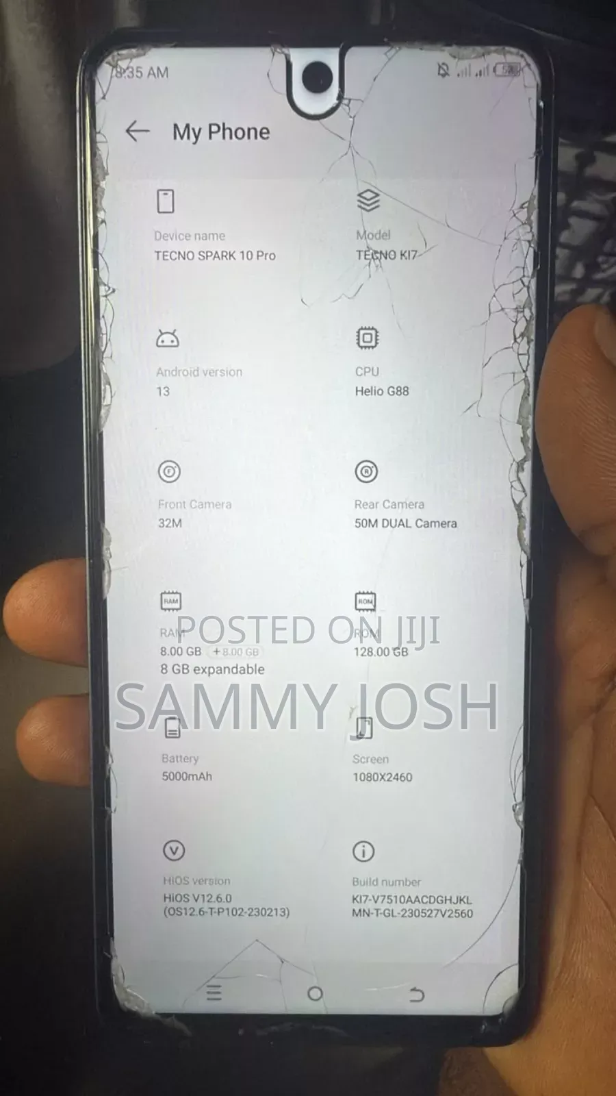 Tecno Spark 10 Pro 128 GB Blue