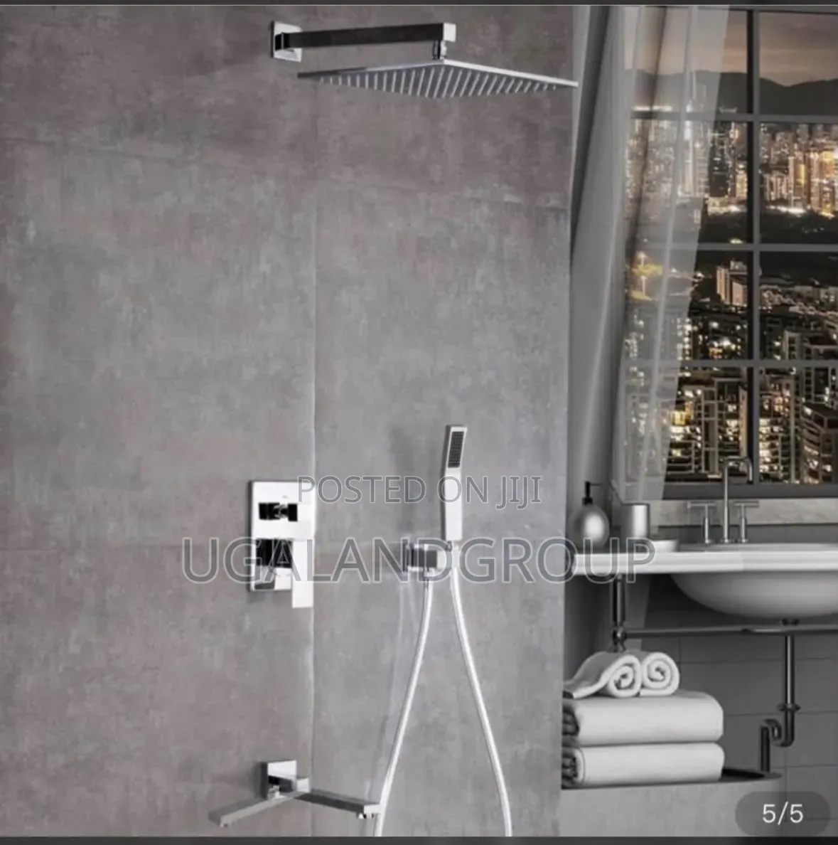 Concealed Shower Set With Digital Display
