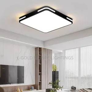Modern Square LED Ceiling Light – Luxury Flush Mount Living Room Light