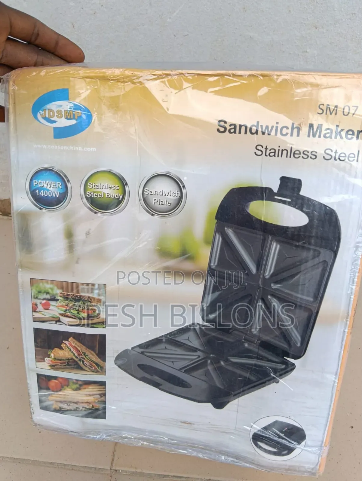 Double Toaster Machine for Breakfast and Sandwich